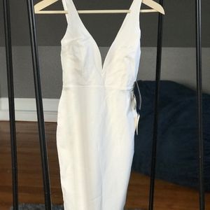 LuLu's White Body Con Dress